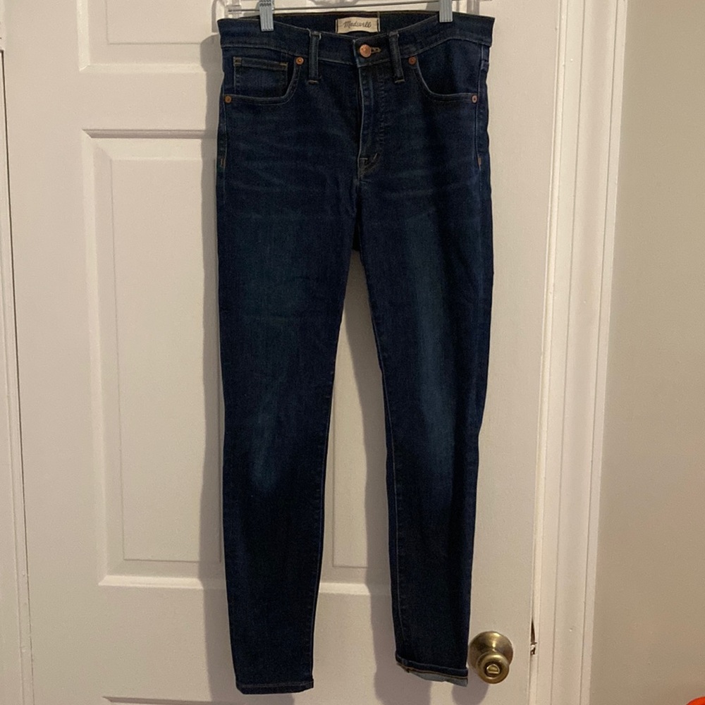 High rise madewell skinny jeans